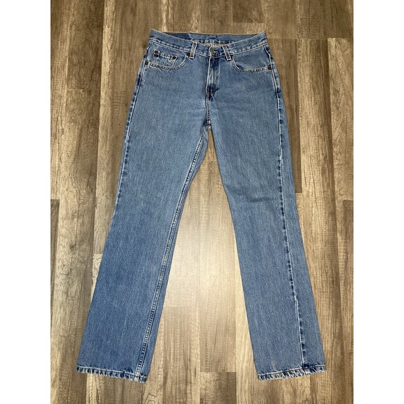Levi’s 505 Vintage 7 JR M 28x31.5 Denim Jeans Reg Straight Leg Cotton Y2K (2000) - Picture 5 of 10